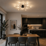 Black Sputnik Ceiling Light