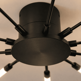 Black Sputnik Ceiling Light view 7