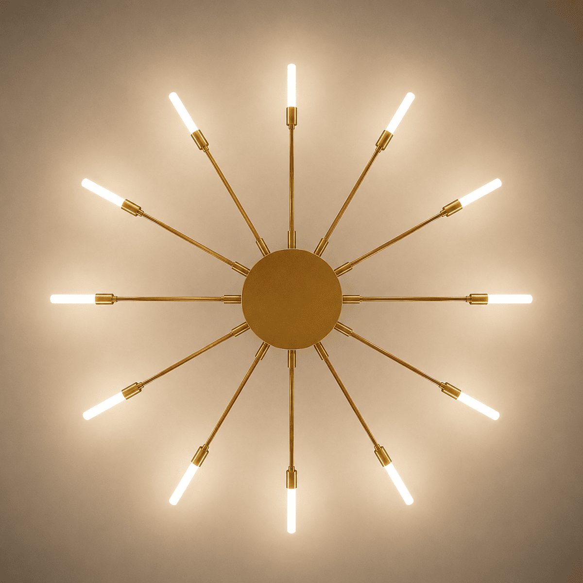 Black Sputnik Ceiling Light - image 8