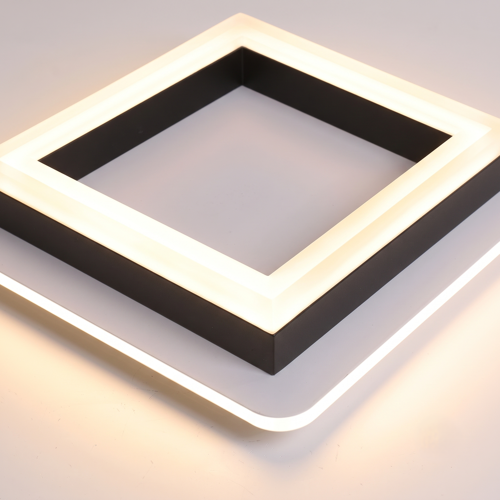 Black Square Ceiling Light view 2