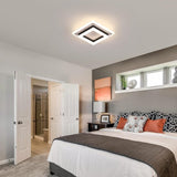 Black Square Ceiling Light view 3