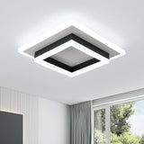 Black Square Ceiling Light view 4
