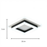Black Square Ceiling Light view 8