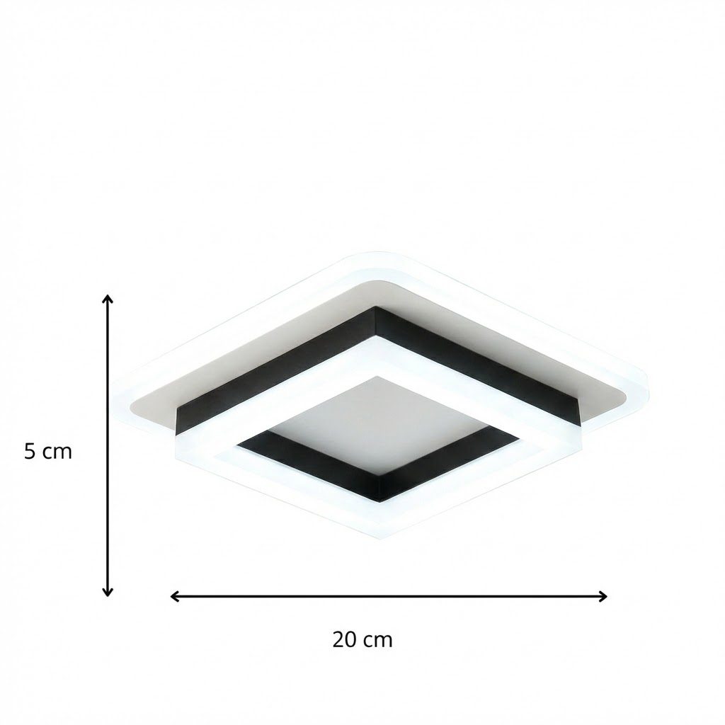 Black Square Ceiling Light view 8