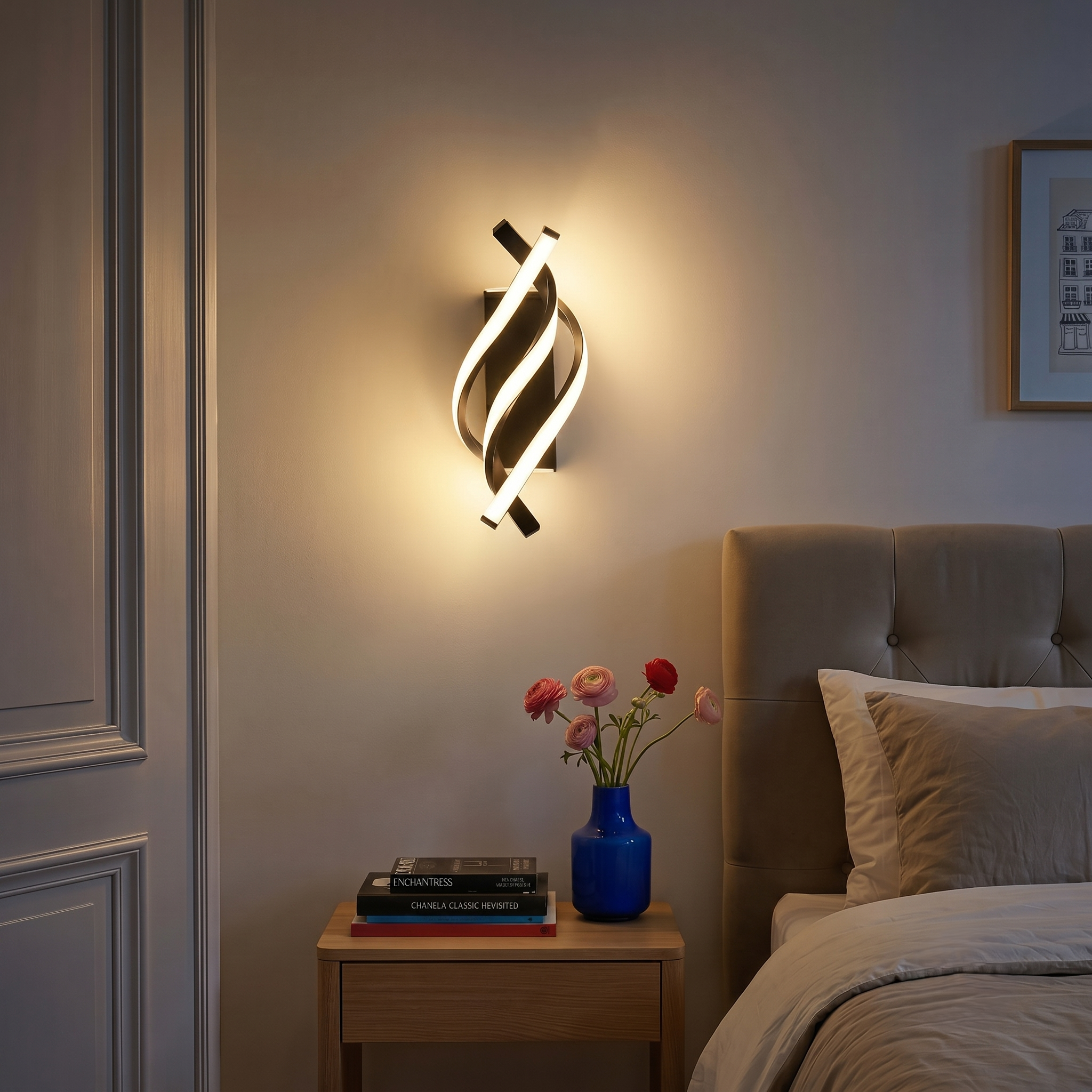 Black Wall Lights Living Room view 1