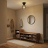Black Wire Ceiling Light