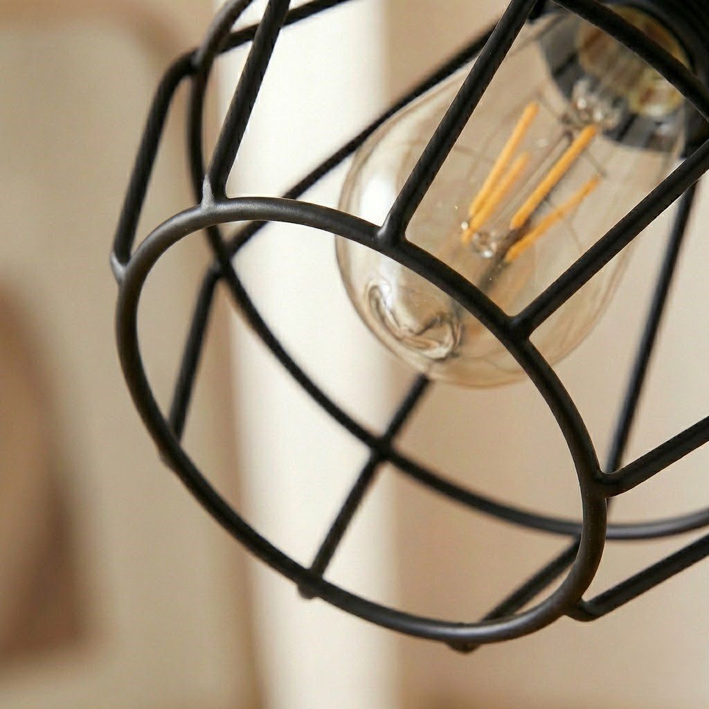 Black Wire Ceiling Light view 6