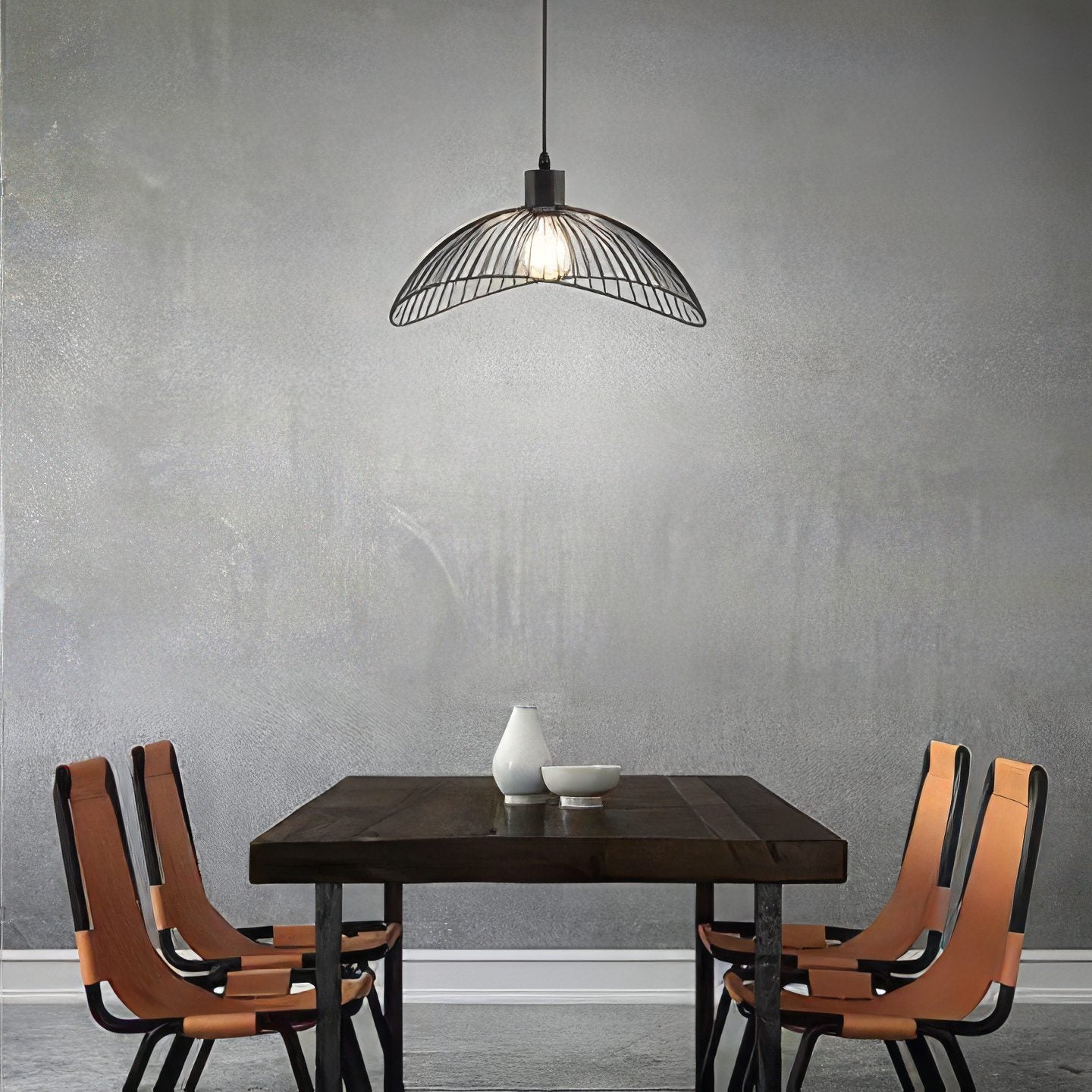 Black Wire Pendant Light view 6