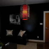 Black Woven Pendant Light view 6