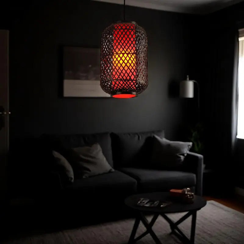 Black Woven Pendant Light view 7