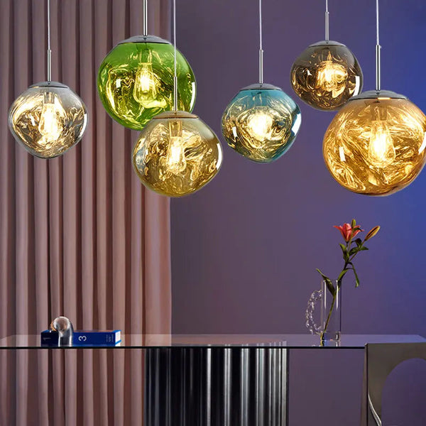 Blown Glass Pendant Lights