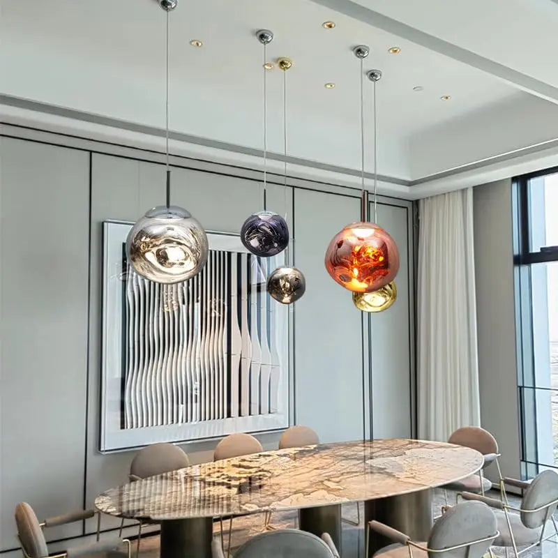 Blown Glass Pendant Lights view 10
