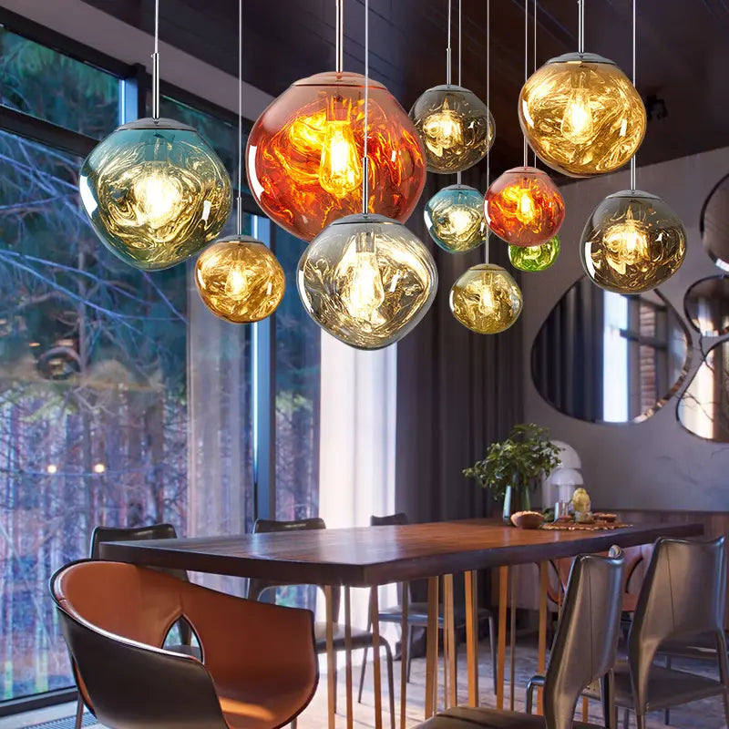 Blown Glass Pendant Lights view 7