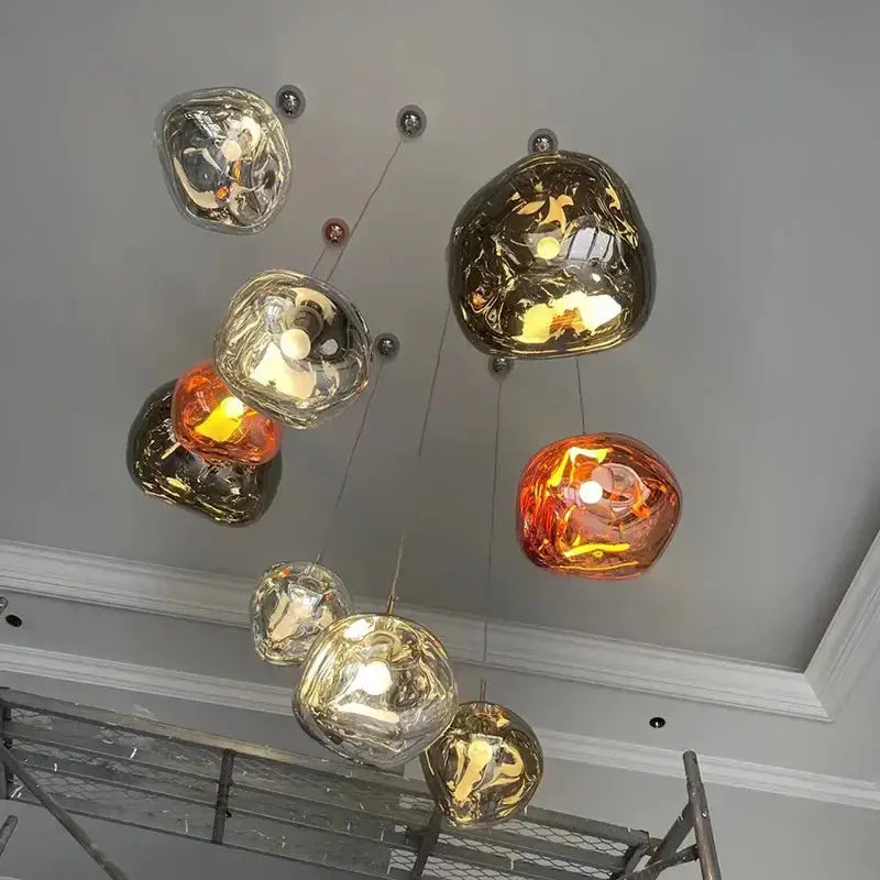 Blown Glass Pendant Lights view 8