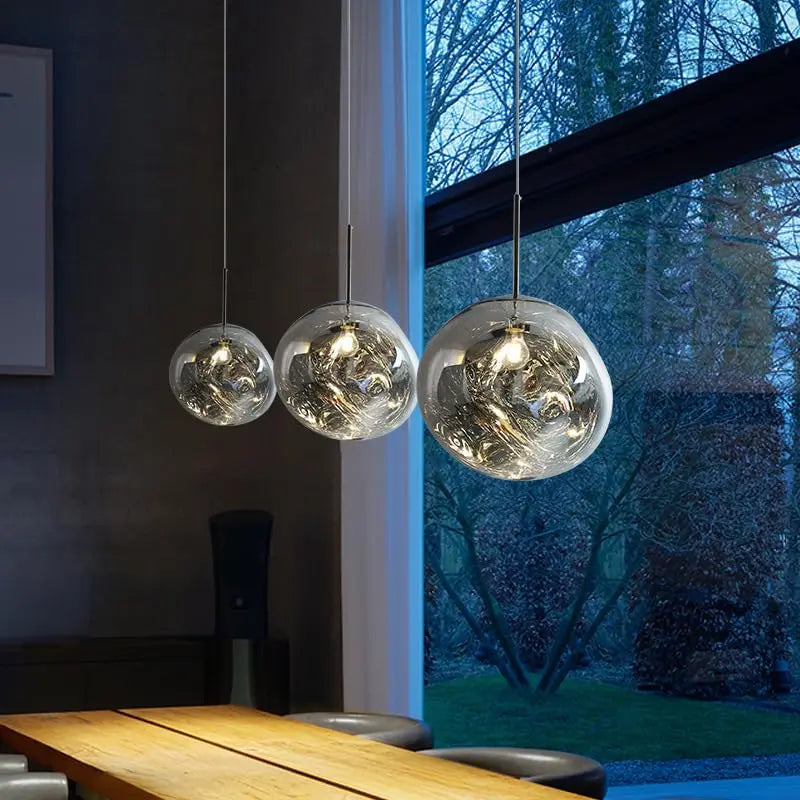Blown Glass Pendant Lights view 9