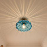 Blue Glass Ceiling Light view 5