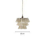 Cotton Pompom Pendant Light view 2
