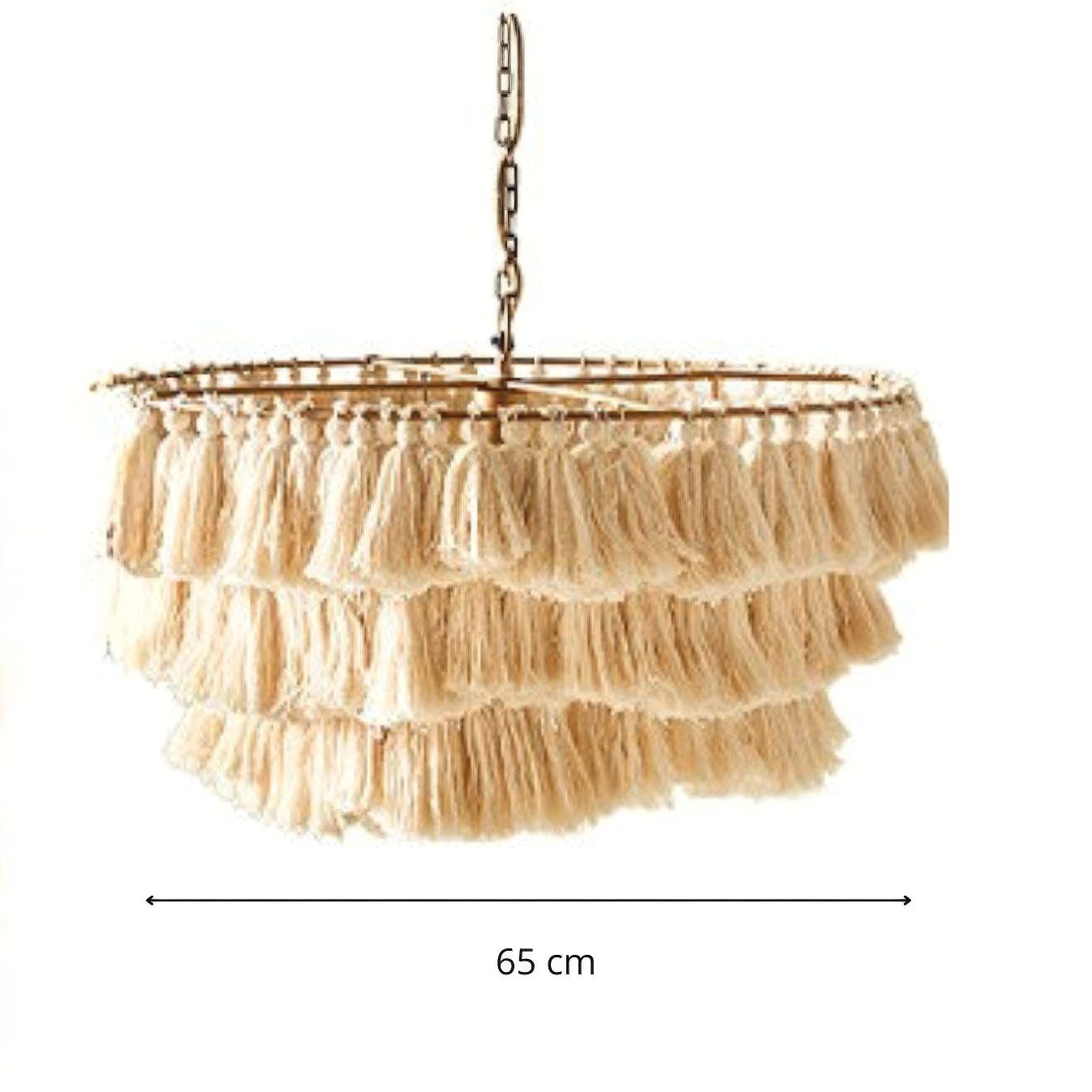 Cotton Pompom Pendant Light view 4