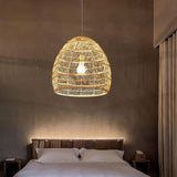 Rattan Bell Pendant Light view 10