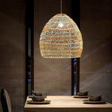 Rattan Bell Pendant Light view 14