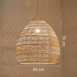 Rattan Bell Pendant Light view 6