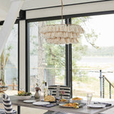 Boho Tassel Tiered Pendant Light view 9