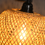 Rattan and Wood Wall Light view 7