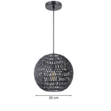 Suspension corde noire view 2