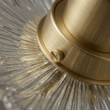 Brass and Glass Ceiling Light view 4