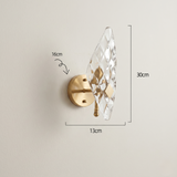 Brass and Glass Wall Lights view 2