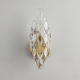 Brass and Glass Wall Lights view 3