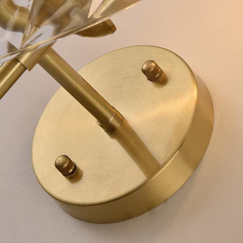 Brass and Glass Wall Lights view 6