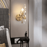 Brass and Glass Wall Lights view 7