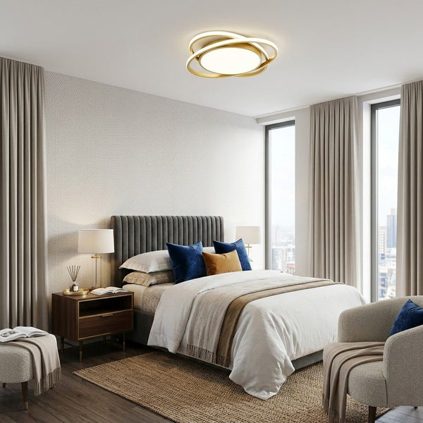 Brass Bedroom Ceiling Light