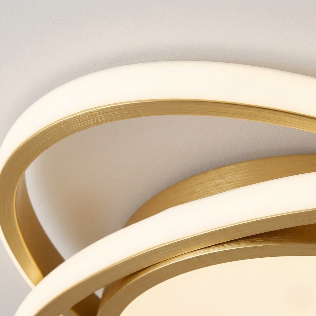 Brass Bedroom Ceiling Light view 8