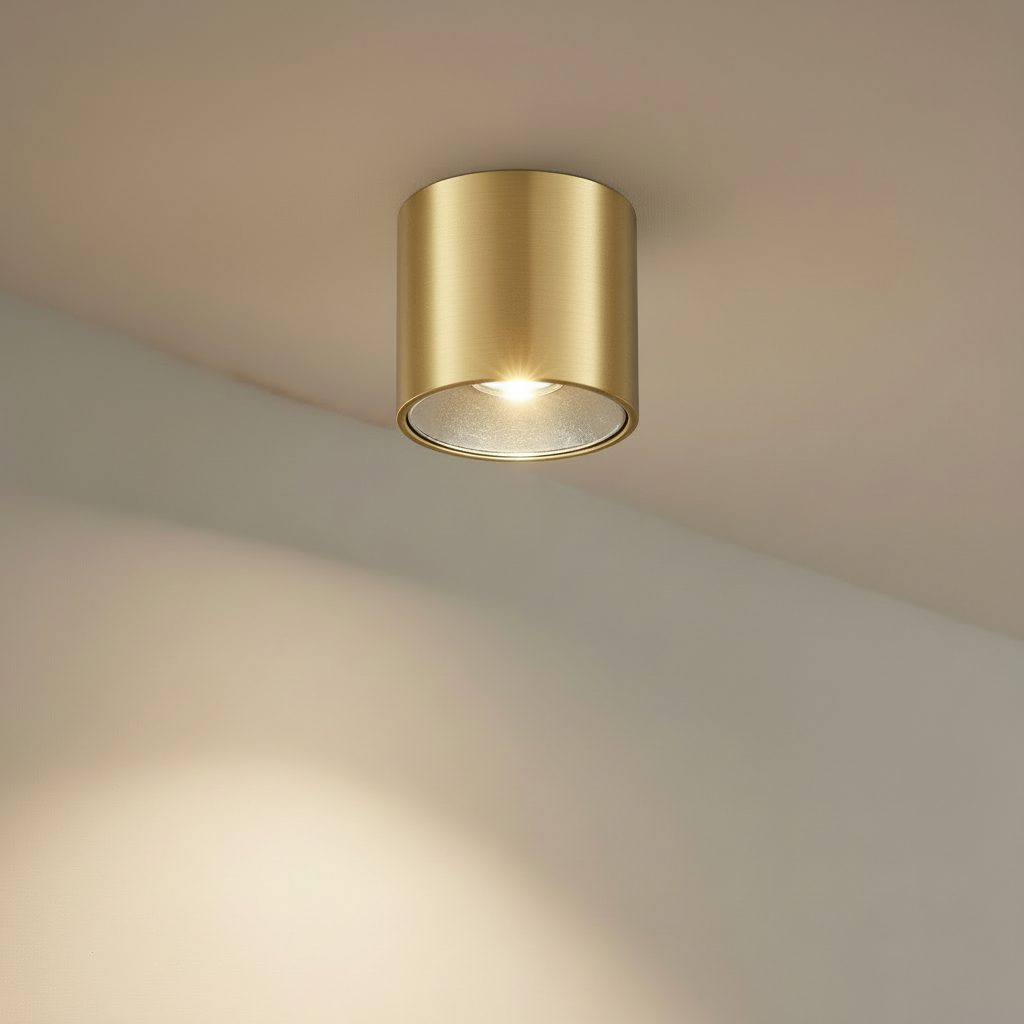 Brass Ceiling Spotlights view 1