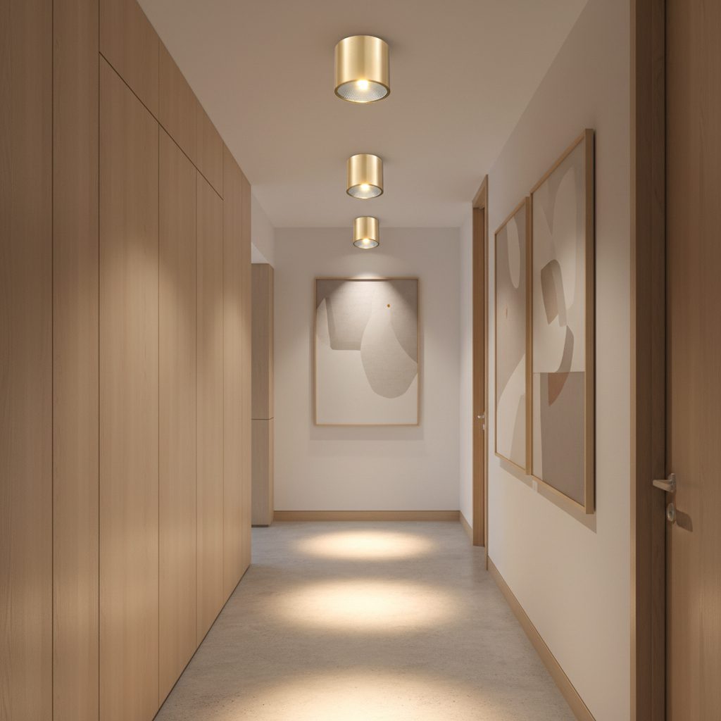 Brass Ceiling Spotlights view 4