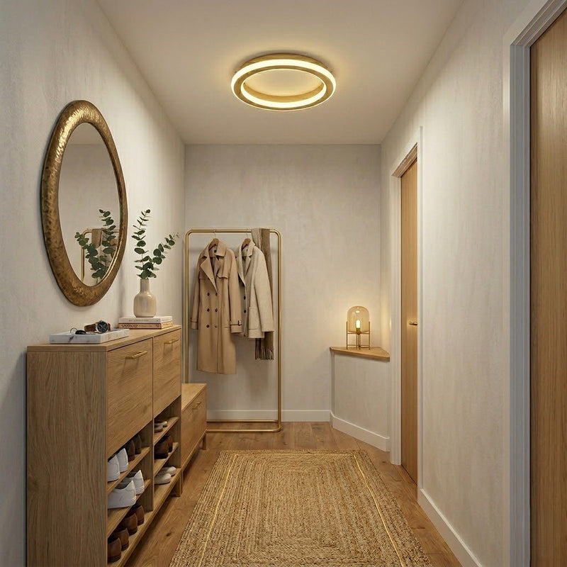 Brass Flush Ceiling Light