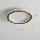 Brass Flush Ceiling Light view 8