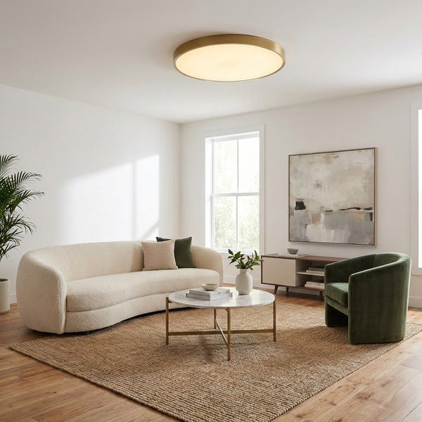 Brass Flush Ceiling Lights