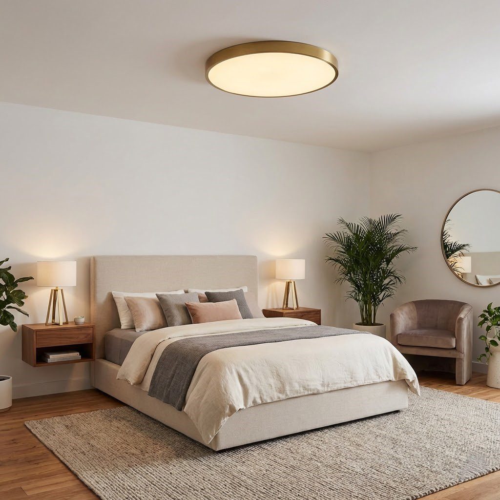 Brass Flush Ceiling Lights view 4