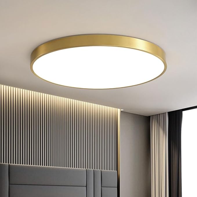 Brass Flush Ceiling Lights view 7