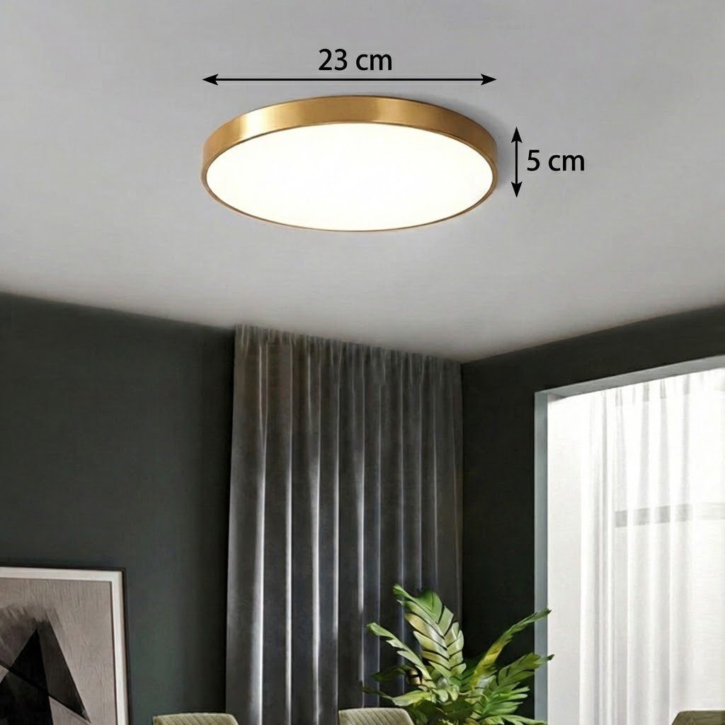 Brass Flush Ceiling Lights view 9