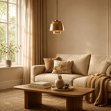 Tiered Brass Pendant Light view 2