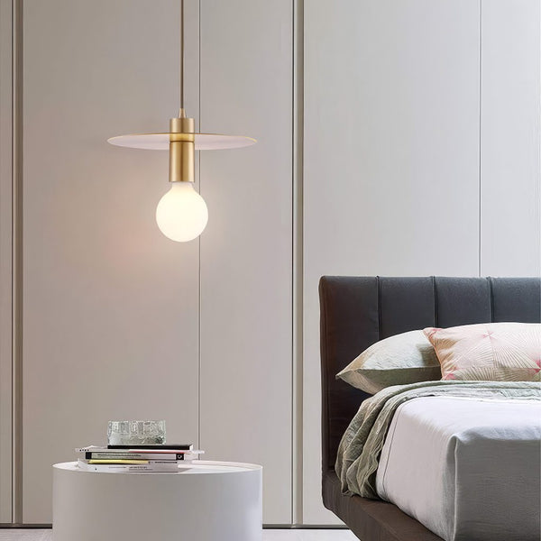 Brass Tiered Pendant Light