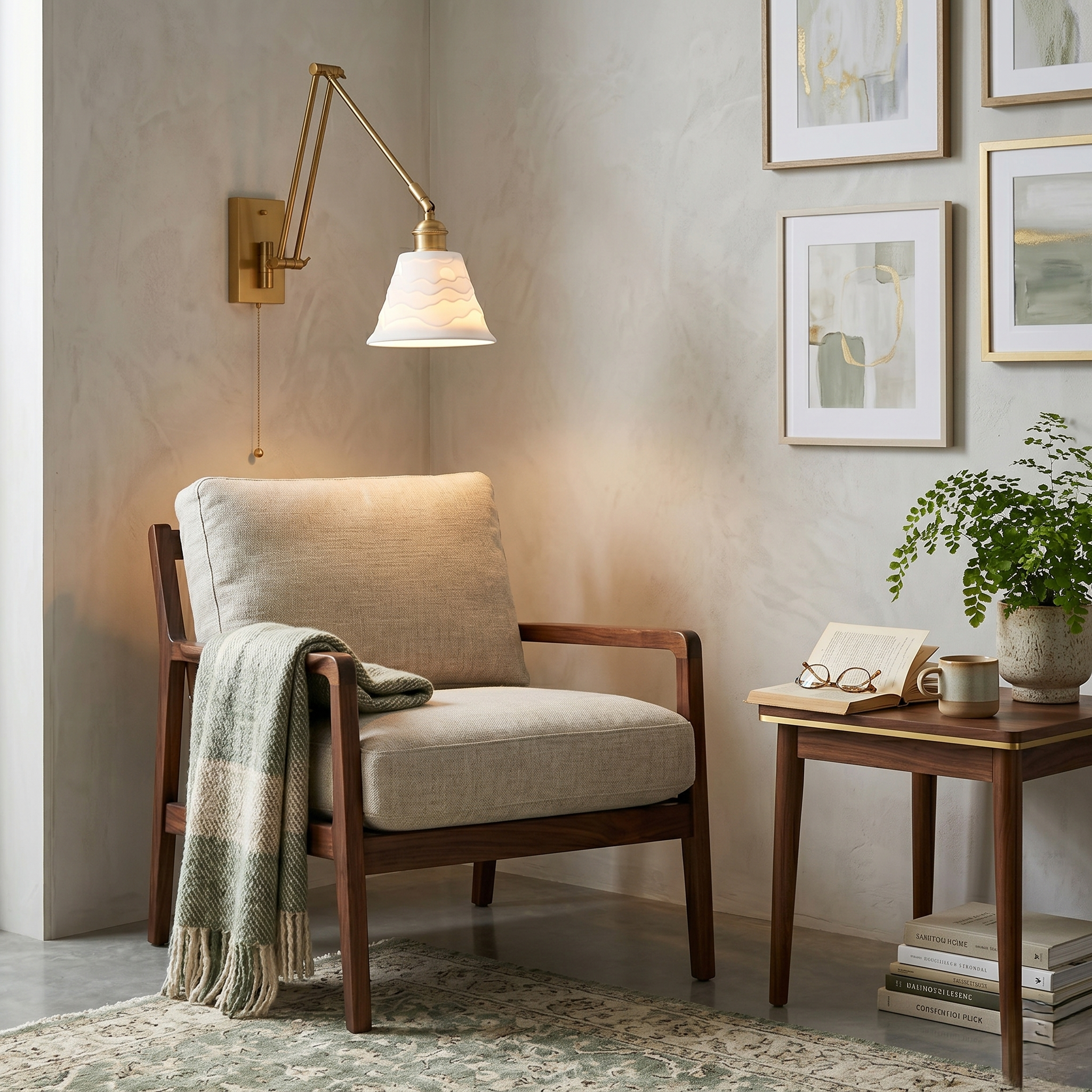 Brass Wall Lights with Switch view 4