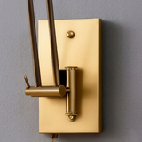 Brass Wall Lights with Switch view 7
