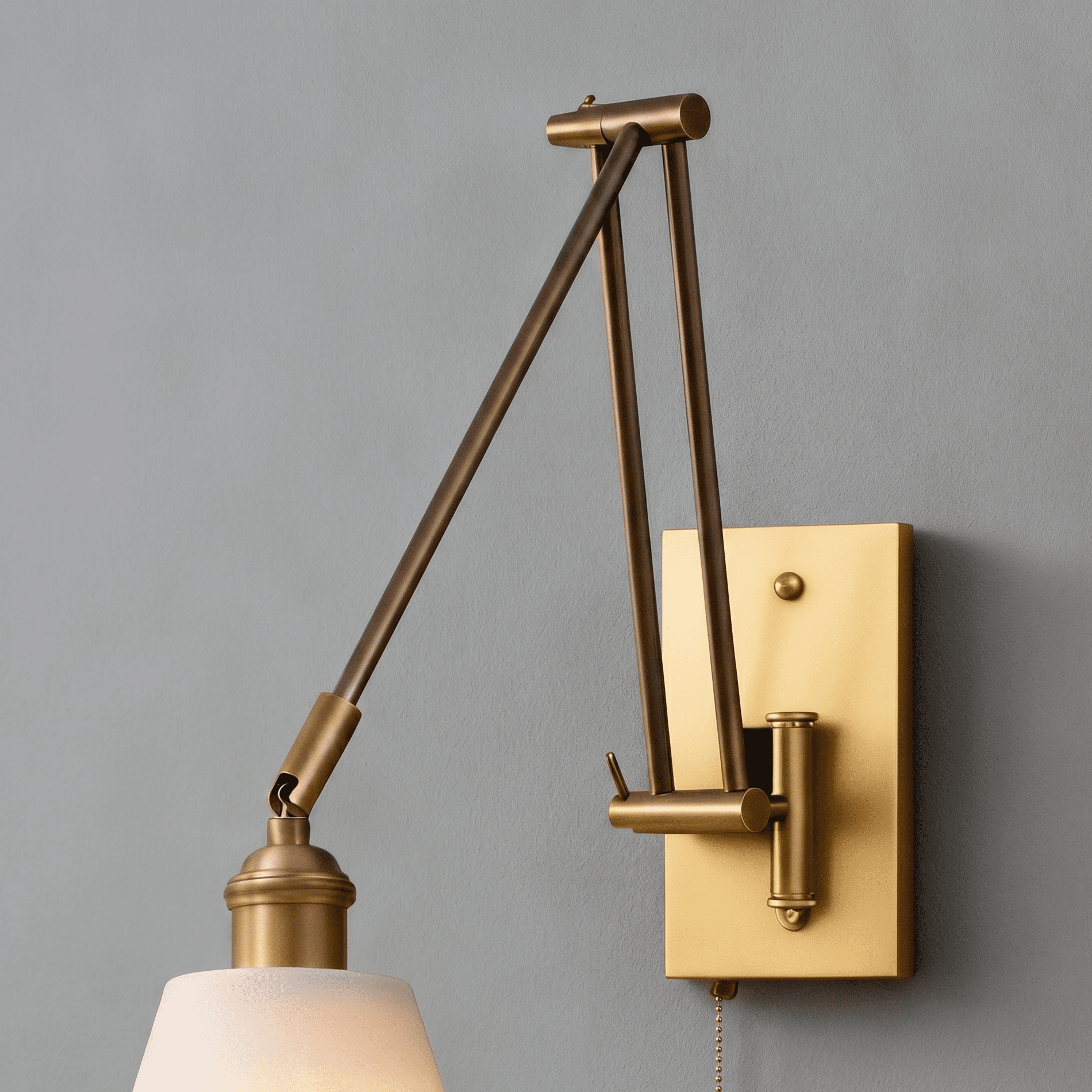Brass Wall Lights with Switch view 8