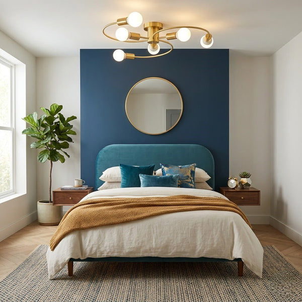 Brushed Brass Ceiling Light