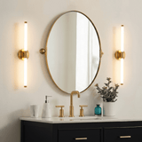 Brushed Brass Linear Wall Light view 8